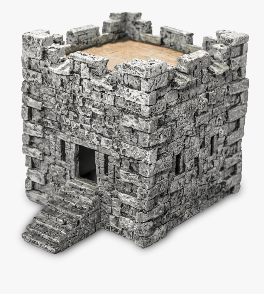 Stone Tower Fort - Stone Wall, Transparent Clipart