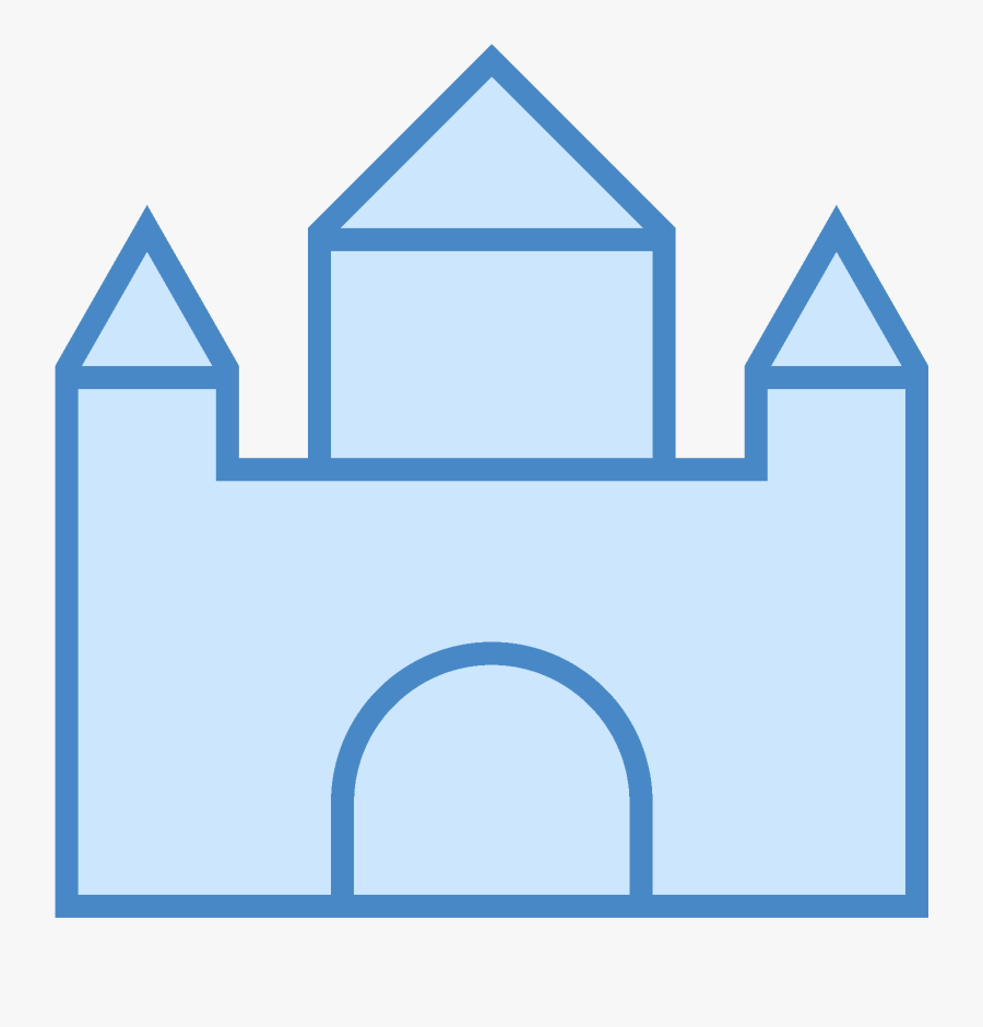 The Icon Is The Shape Of A Castle, Transparent Clipart