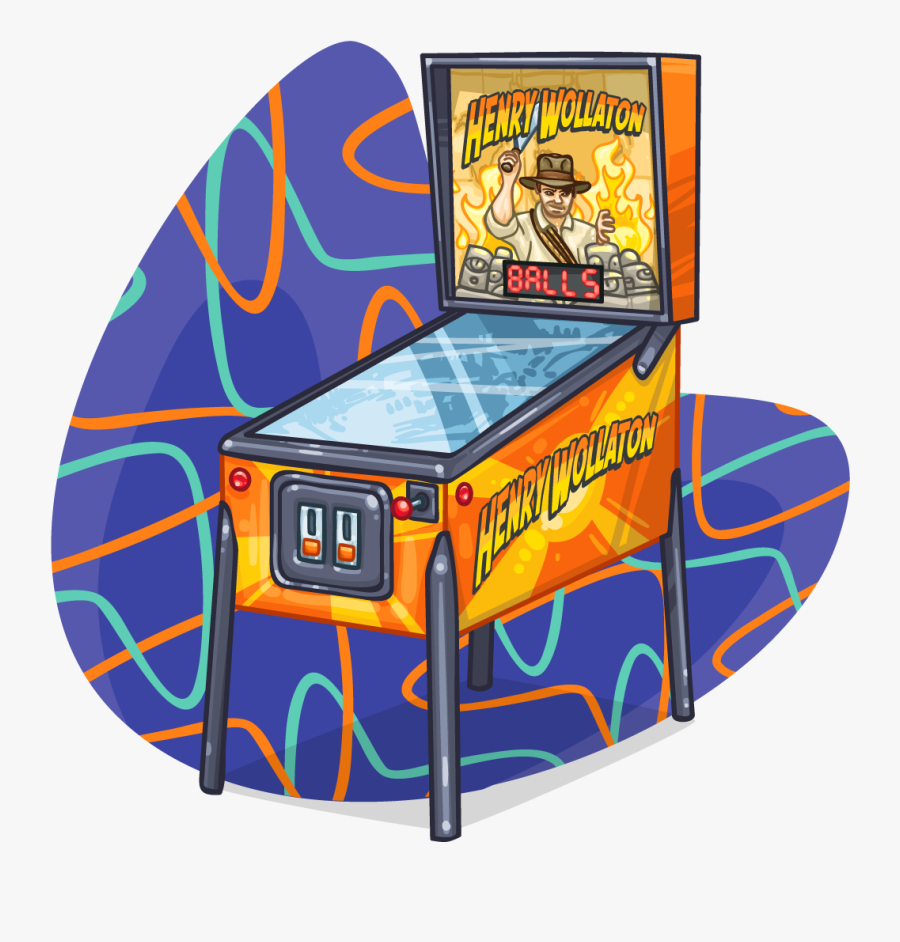 Transparent Pinball Machine Clipart Arcade Game Free Transparent