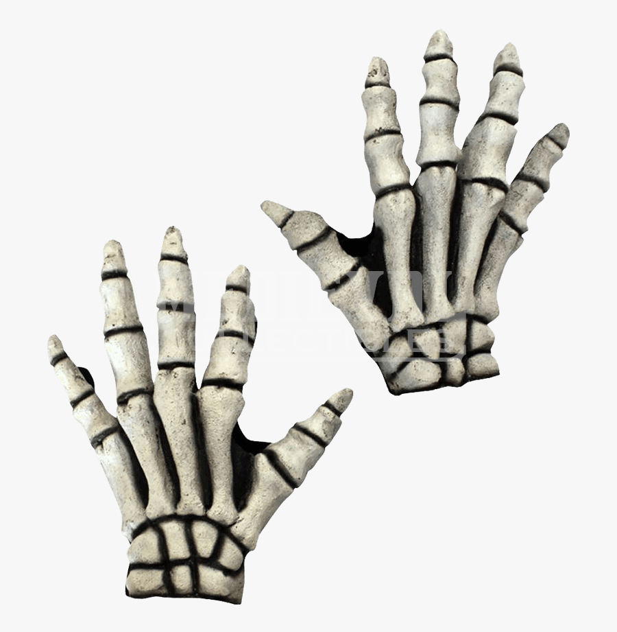Glove Human Skeleton Hand Costume - Skeleton Gloves, Transparent Clipart