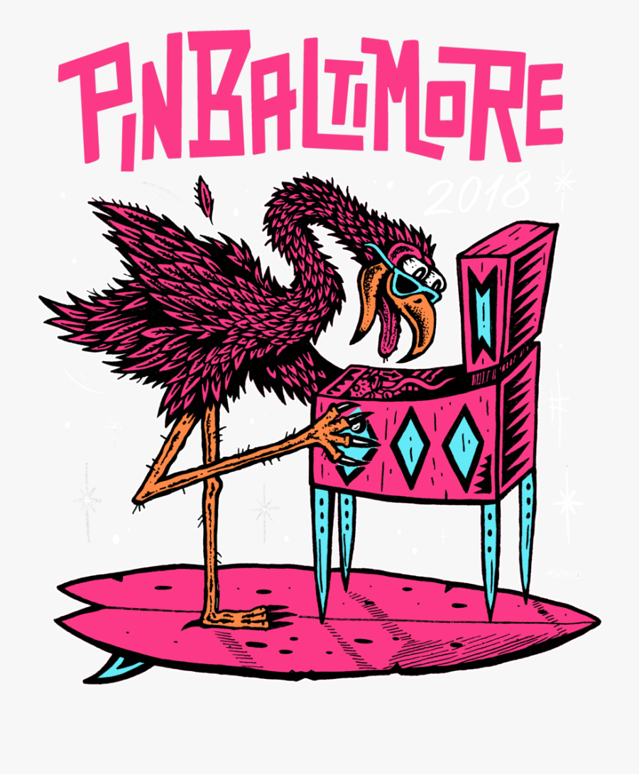 The Largest Pinball Event In Baltimore City History - Illustration, Transparent Clipart