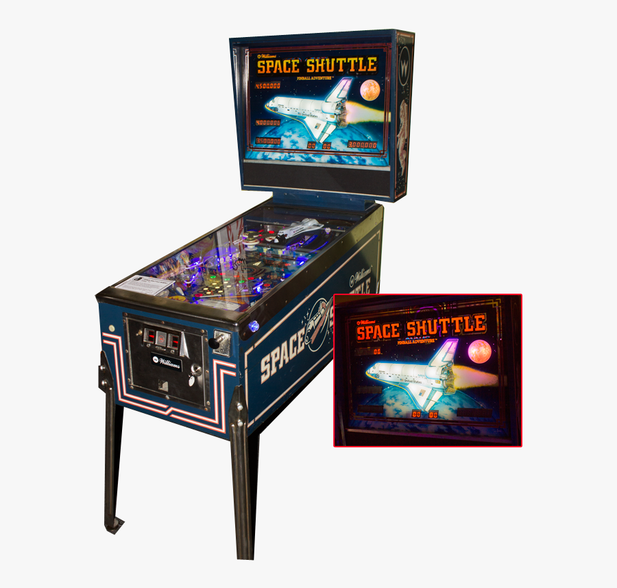 Space Shuttle Pinball, Transparent Clipart