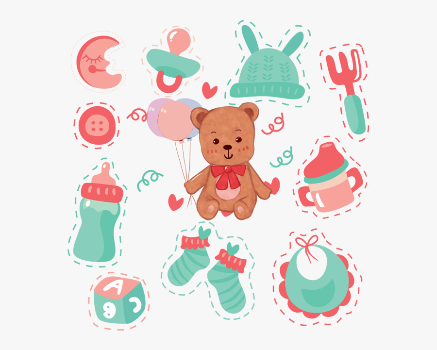 Clip Art Cartoon Color Hand Painted - Cartoon, Transparent Clipart