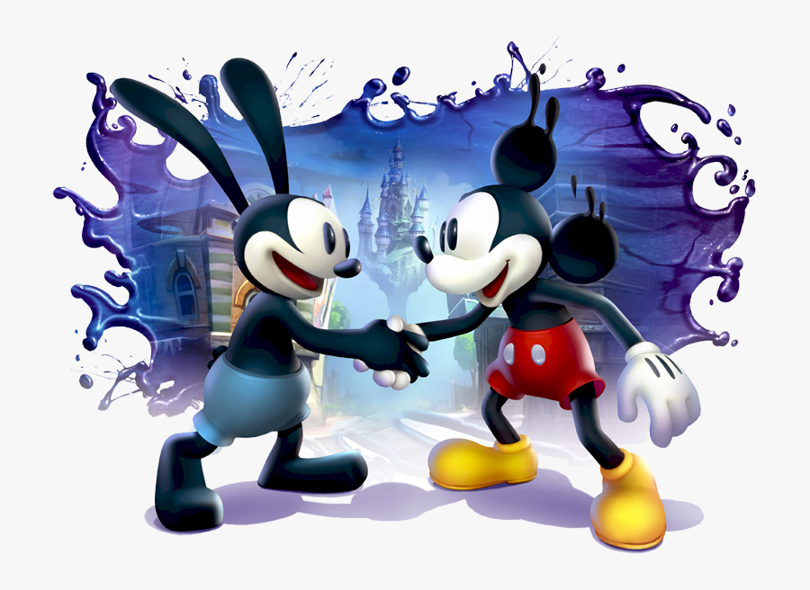 Kids Shaking Hands Clipart - Epic Mickey, Transparent Clipart