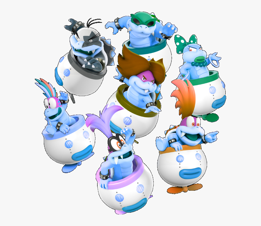 Gnilapooks Fantendo Nintendo Fanon - New Smash Bros Koopalings, Transparent Clipart