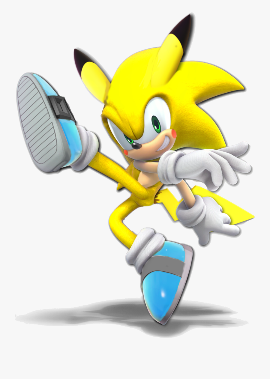 Ultimatei Made A Sonichu Render For Ultimate - Super Smash Bros Ultimate Super Sonic, Transparent Clipart