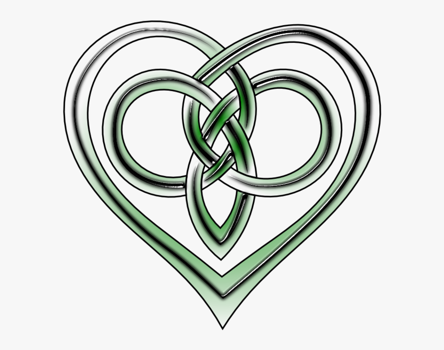 Celtic Knot Clipart Heart - Celtic Knot Heart Symbol, Transparent Clipart