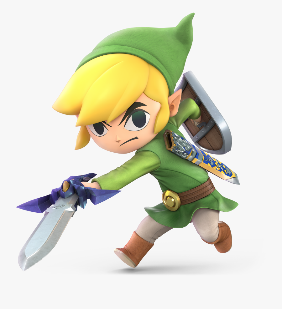 Super Smash Bros Ultimate Png - Smash Ultimate Toon Link Render, Transparent Clipart