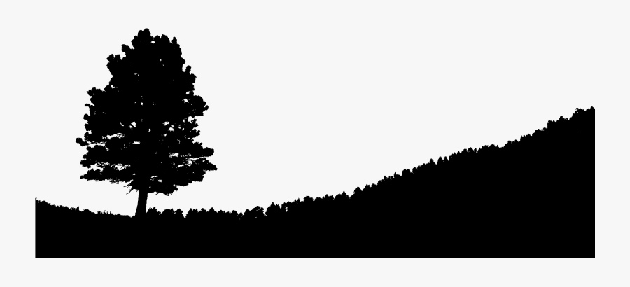 Hill Silhouette At Getdrawings - Milky Way From Earth Hd, Transparent Clipart