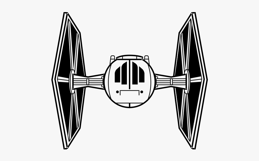 Tie Fighter Rubber Stamp"
 Class="lazyload Lazyload - Tie Fighter From Top, Transparent Clipart