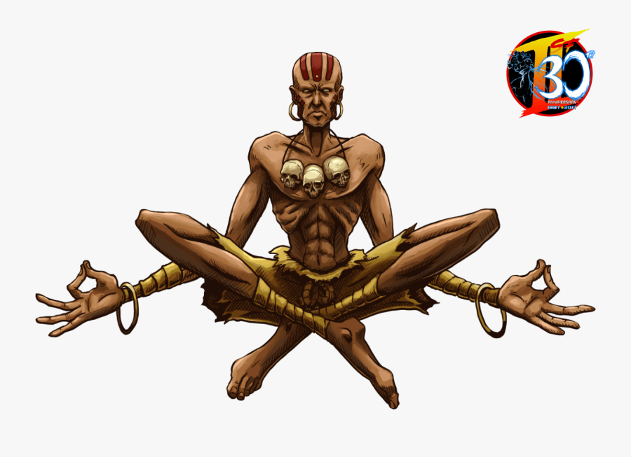 Clip Art Ii Anniversary Tribute On - Street Fighter Dhalsim Dhalsim, Transparent Clipart