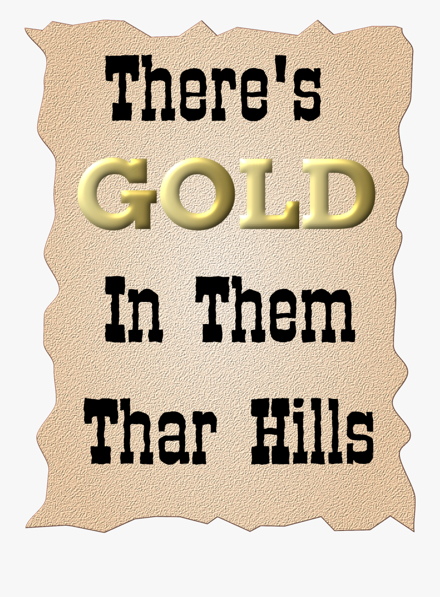 Gold Hills Clip Arts - Poster, Transparent Clipart