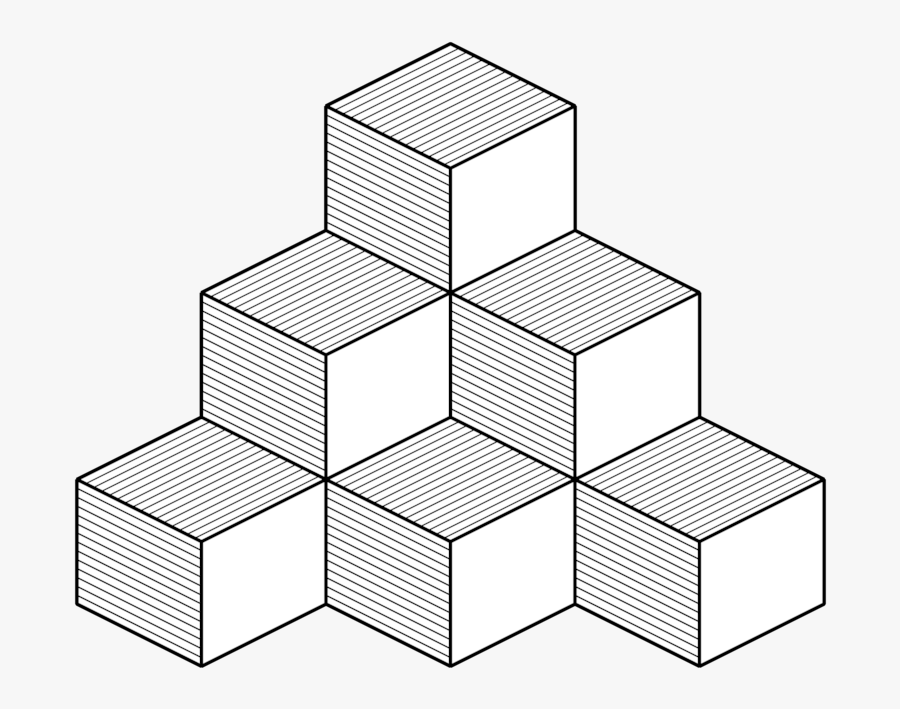 Square,angle,area - Isometric Projection, Transparent Clipart