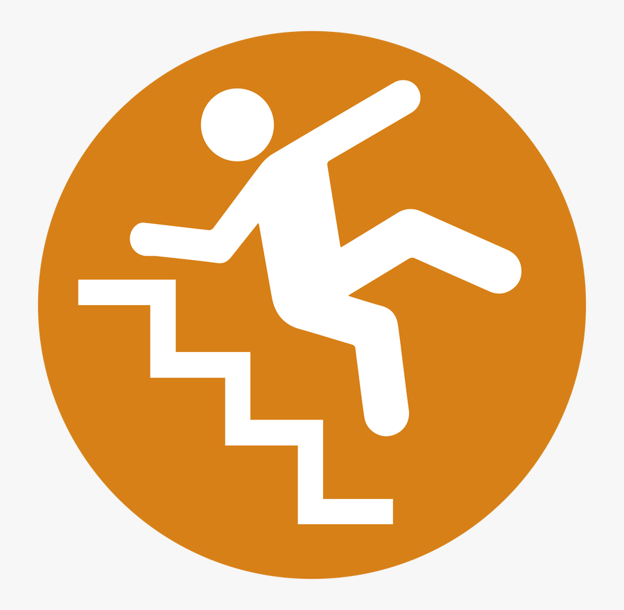 Picture - Fall Down The Stairs Joke, Transparent Clipart