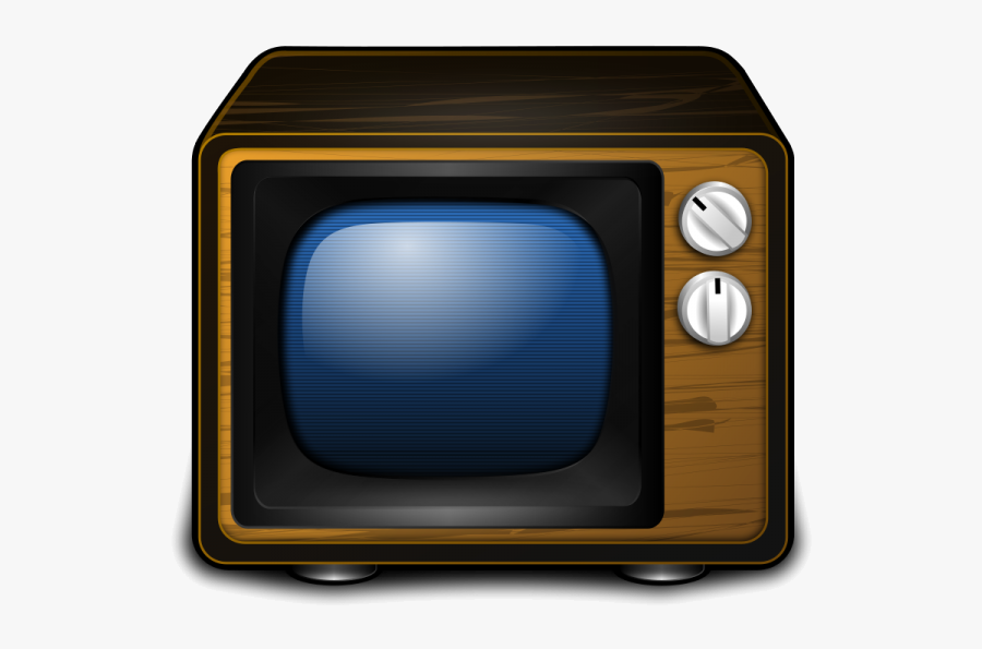 Tv Free Clip Art Cartoon Broken By Justin Ternet Transparent - Old Tv Clip Art, Transparent Clipart