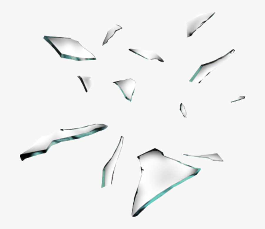 Broken Glass Pieces Transparent, Transparent Clipart
