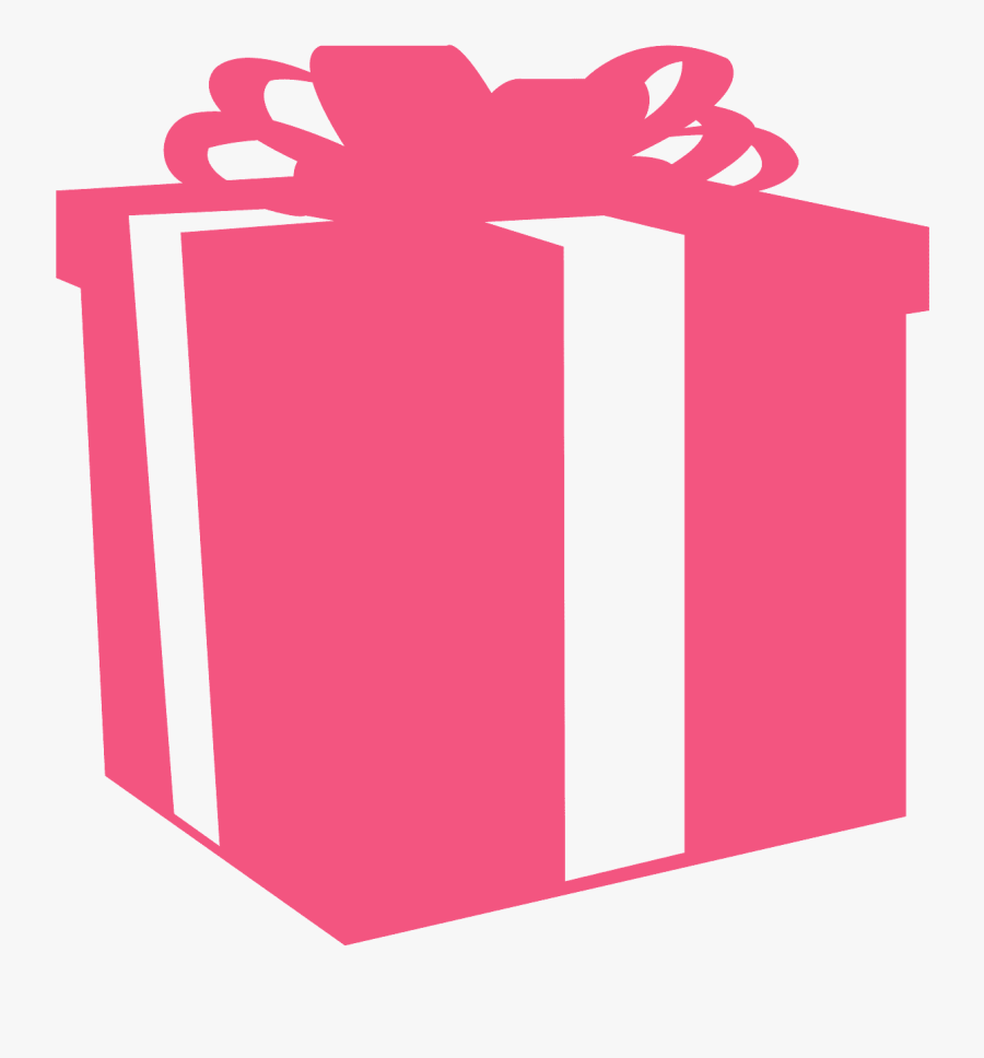 Gift Box Silhouette, Transparent Clipart