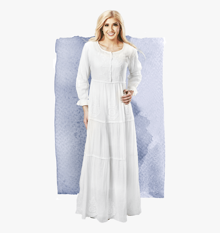 Lds Temple Dresses - Madrid Lds Temple Dress, Transparent Clipart