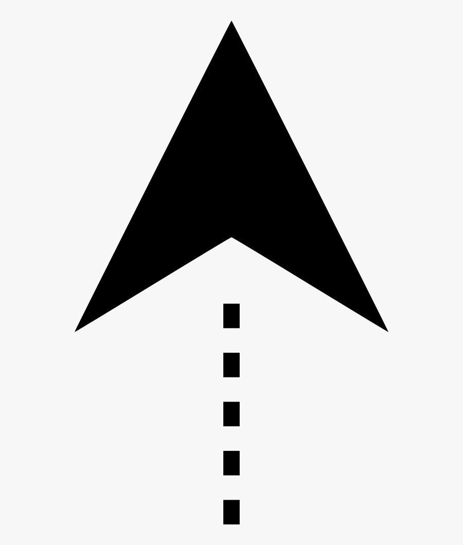 Destination Point Up - Triangle, Transparent Clipart