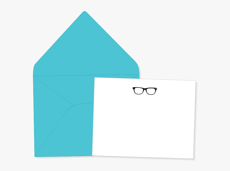 Eyeglasses Note Card Thank You, Transparent Clipart