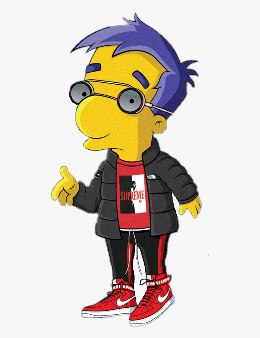 Milhouse De Los Simpson, Transparent Clipart