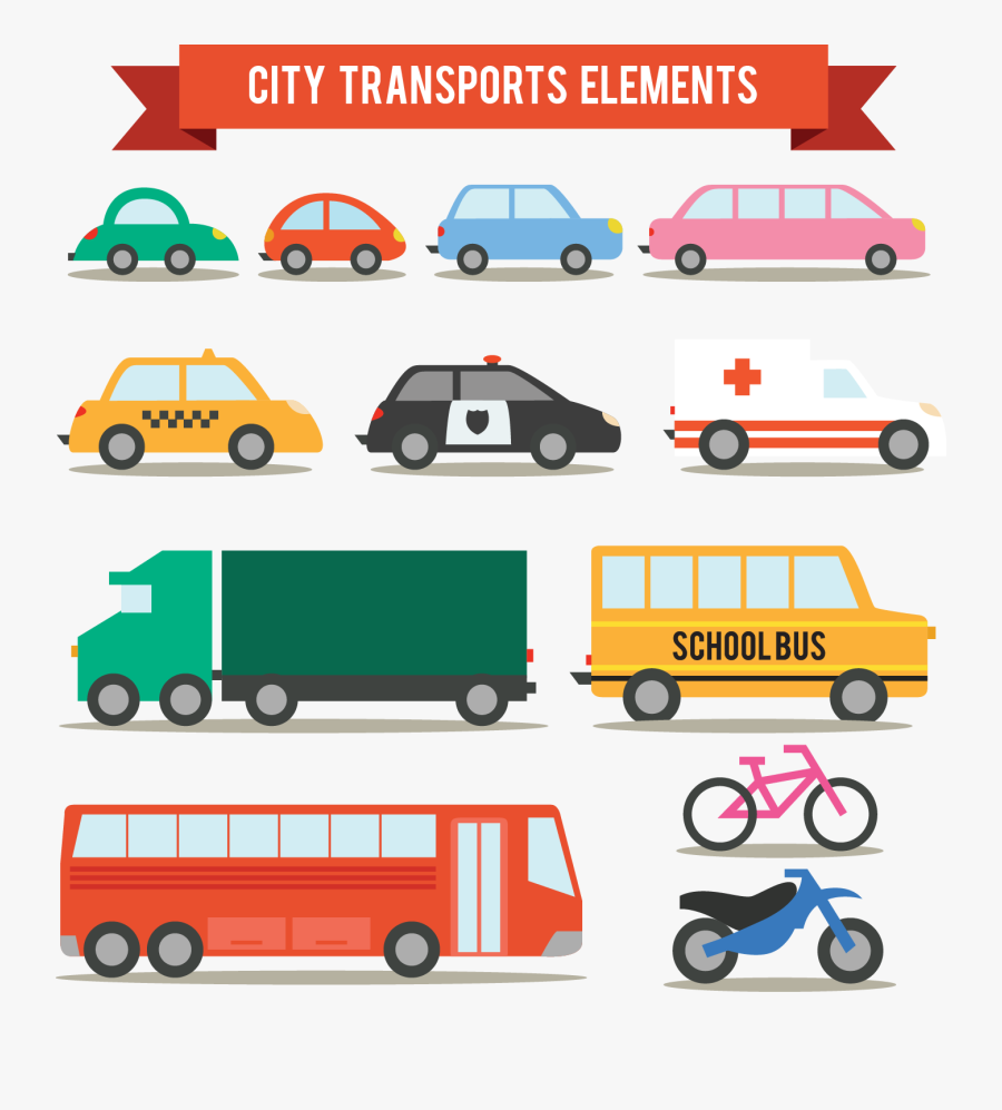 Hand-drawn Vector Cartoon Vehicles Free Clipart Hq - Free Kids Yoga, Transparent Clipart