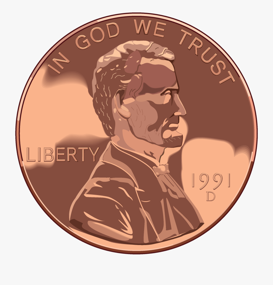 Penny Transparent Stack - Cute Penny Clip Art Transparent, Transparent Clipart