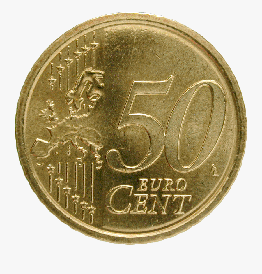 Republic Of San Marino, 50 Euro Cent - Euro Coin 50 Cent Png, Transparent Clipart