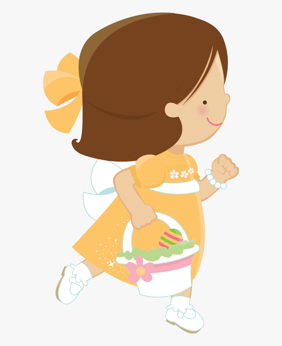 Niños Recogiendo Huevos De Pascua Dibujo, Transparent Clipart