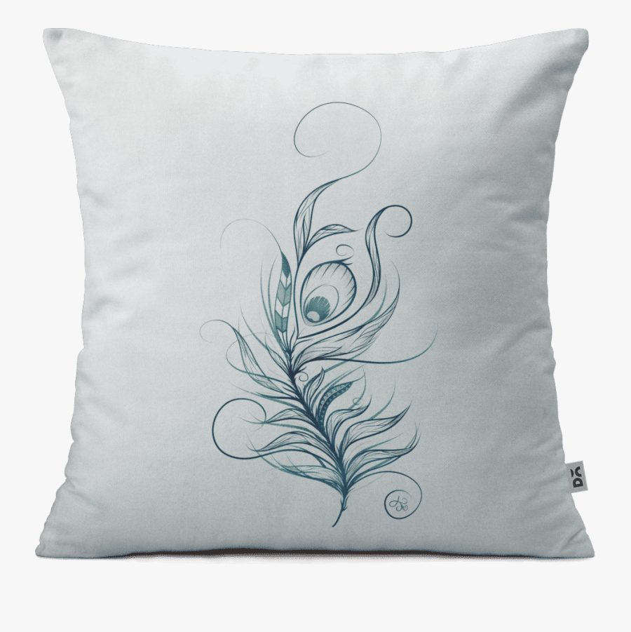 Dailyobjects The Boho Peacock Feather - Easy Peacock Feather Drawing, Transparent Clipart
