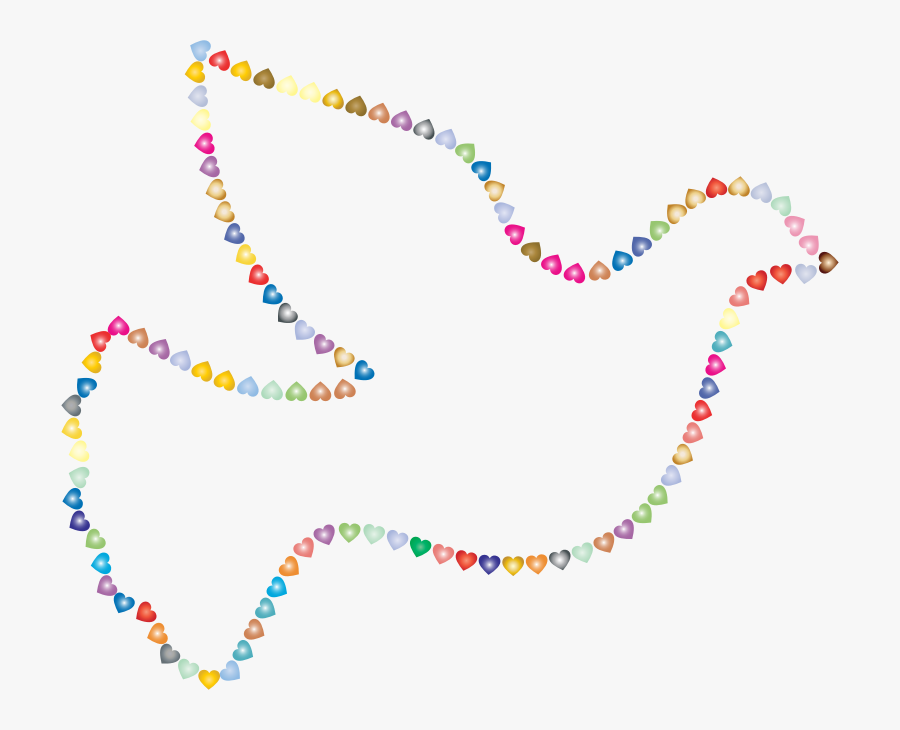 Love And Peace Doves, Transparent Clipart