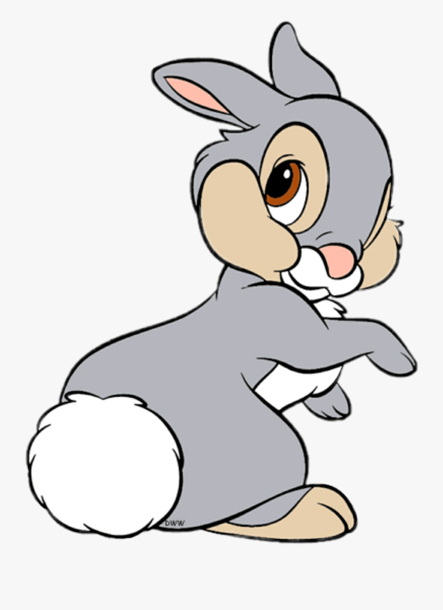 Sticker Thumper Disney Cute - Thumper Bambi Drawing , Free ...