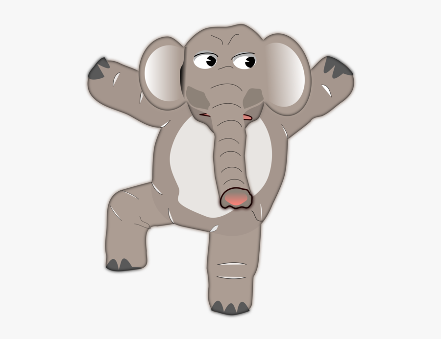 African Bush Elephant Gold - Bush Elephant Gold Cartoon Elephants, Transparent Clipart