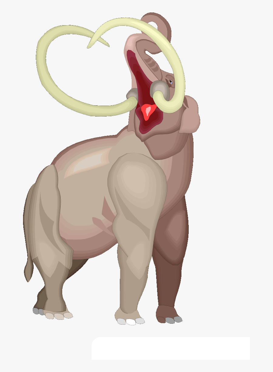 Mammoth - Tusk, Transparent Clipart