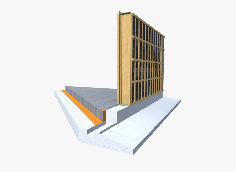Passive House Foundation Insulation Detail, Transparent Clipart