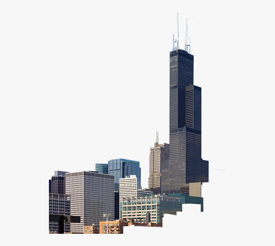 Willis Tower, Transparent Clipart