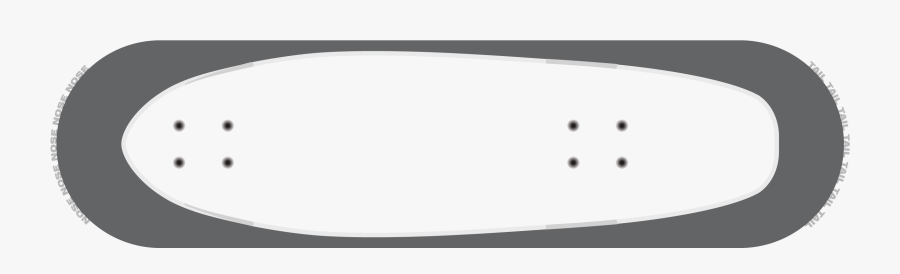 Vector Skateboard Pattern - Skateboard Deck, Transparent Clipart