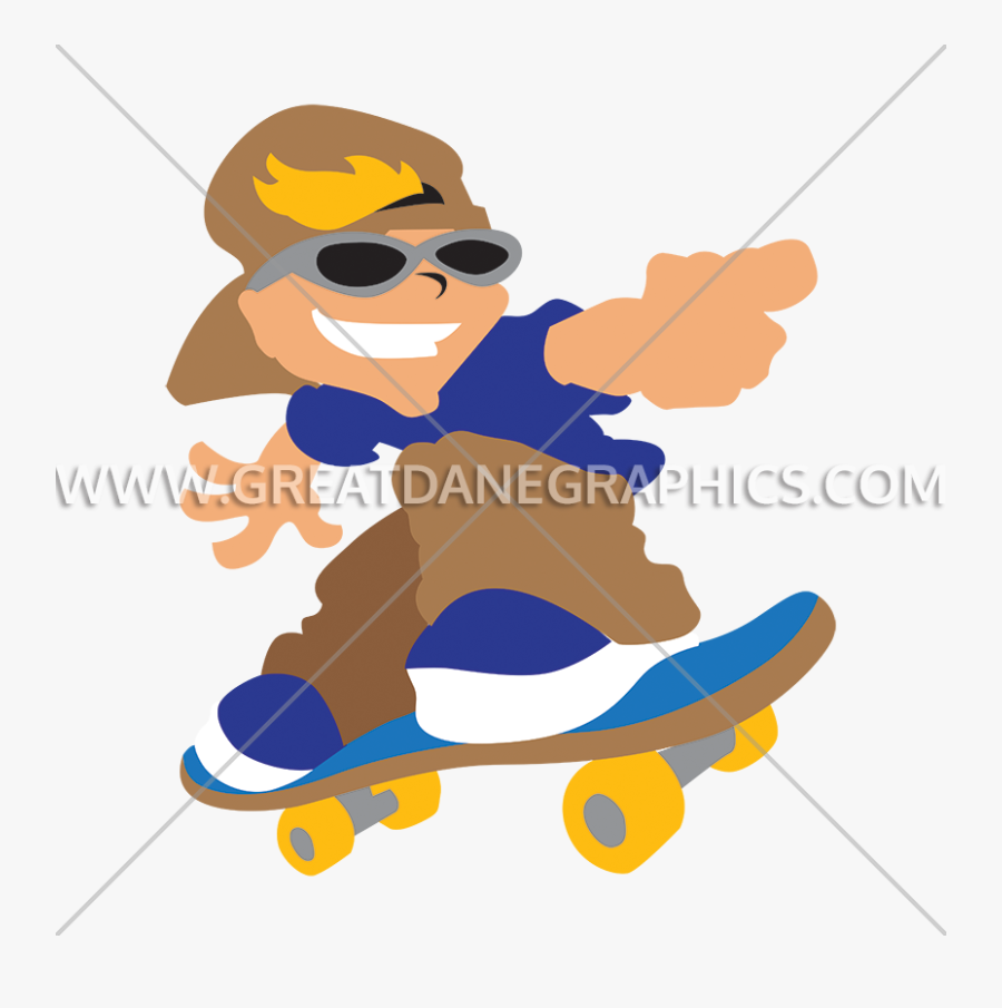 Vector Skateboard Animated, Transparent Clipart