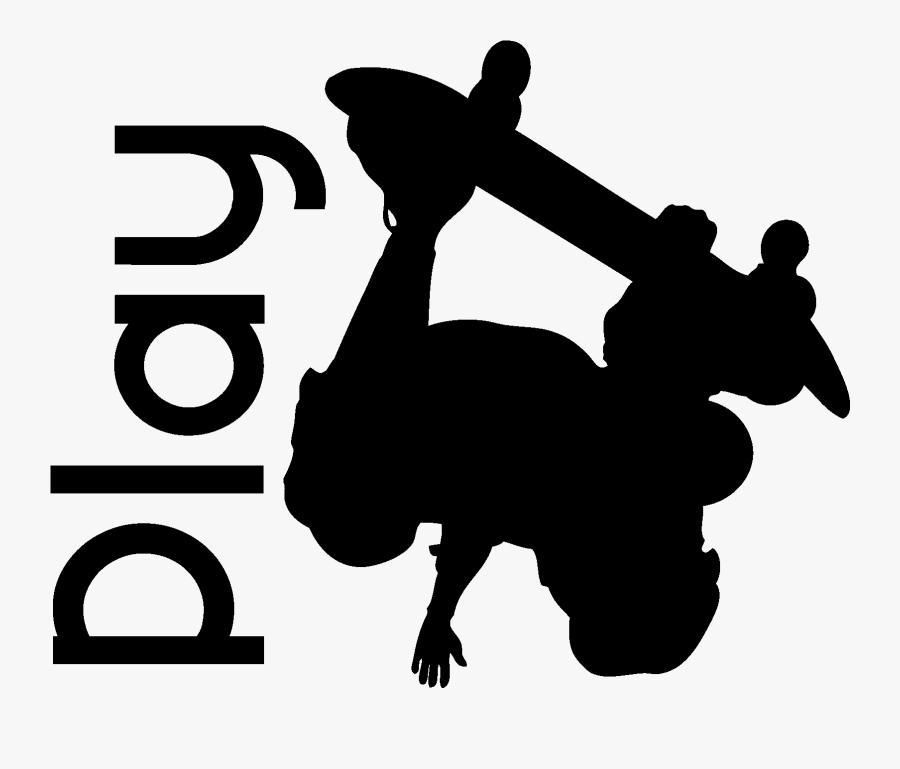 Skateboard Figures, Transparent Clipart