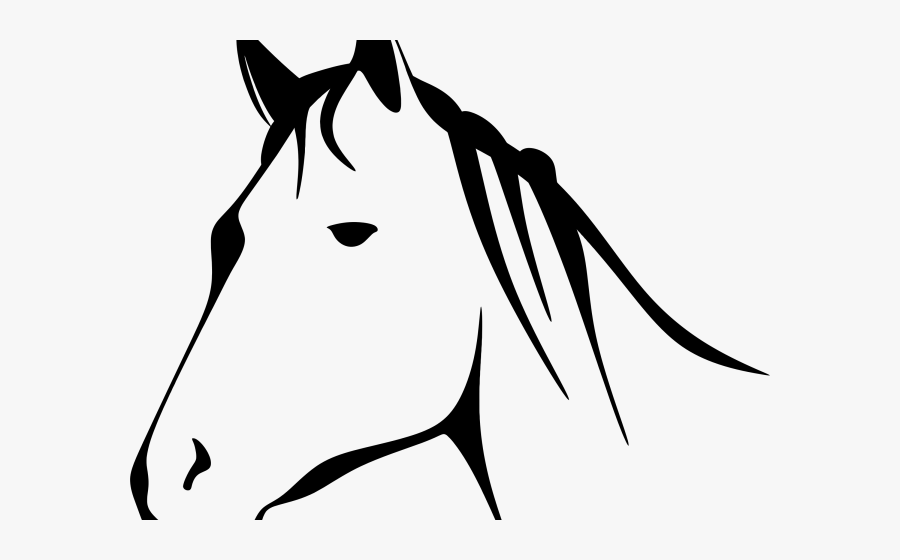 Prairie Falcon Clipart Minnie Mouse - Horses Clipart Black And White, Transparent Clipart