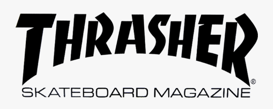 Thrasher - Thrasher Skateboard Magazine Logo, Transparent Clipart