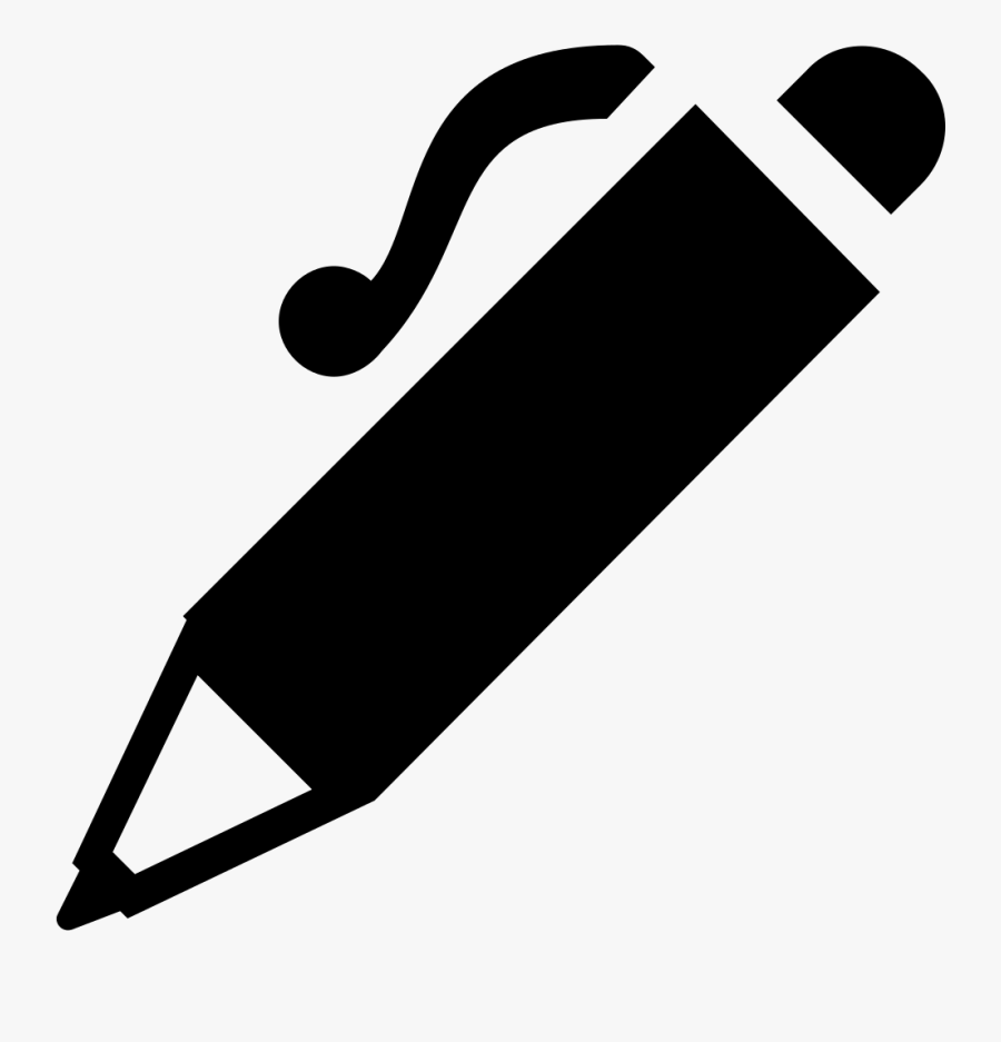 Ball Point Pen - Black Pen Icon Png, Transparent Clipart
