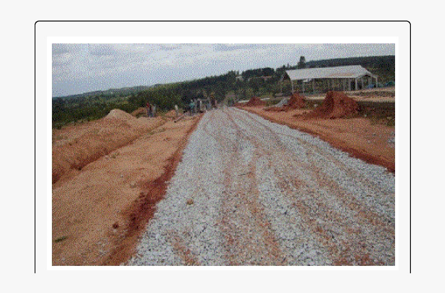 Wbm Road Construction In Landfill Site - Construction Of Base For Wbm, Transparent Clipart