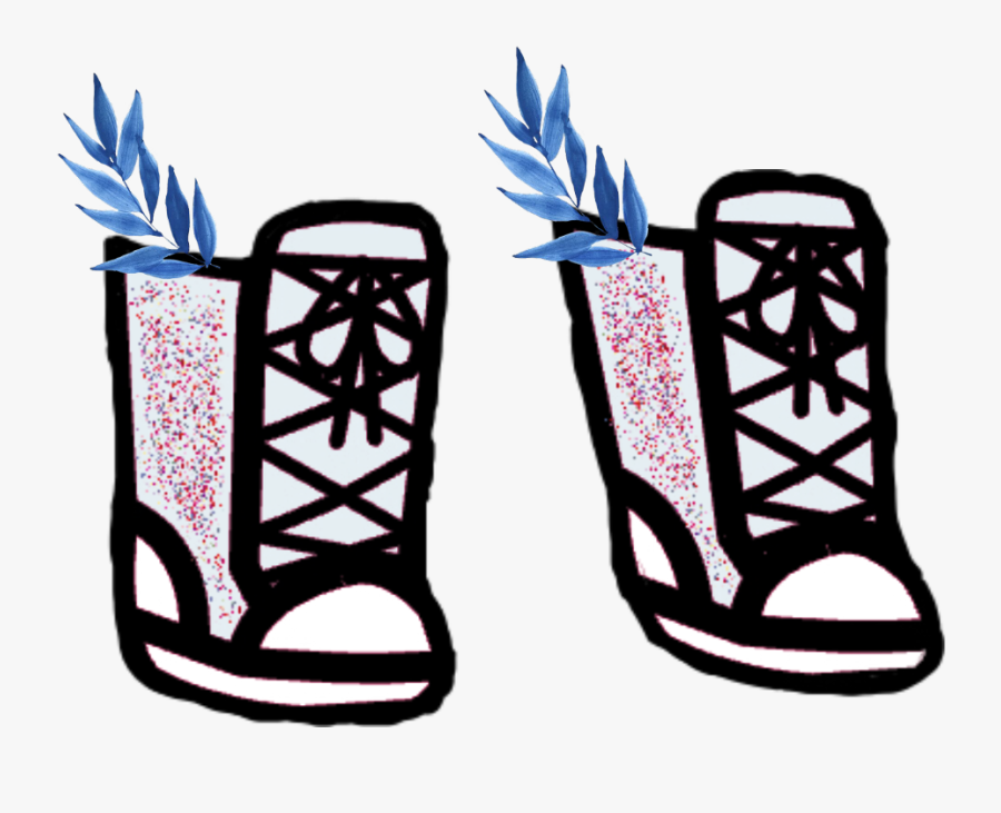 #feather #boots #shoes #gacha #gachalife - Gacha Life Shoes Png, Transparent Clipart