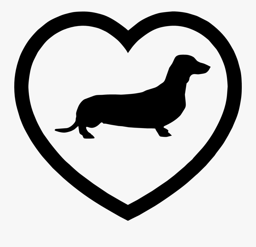 Samolepka Na Auto Jezevčík, Transparent Clipart