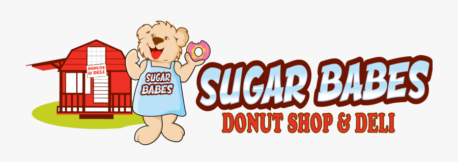 Sugar Babes Donut Shop & Deli - Cartoon, Transparent Clipart