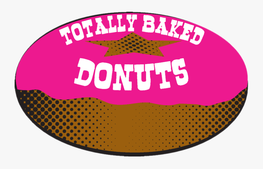 Totally Baked Donuts Logo - Circle, Transparent Clipart