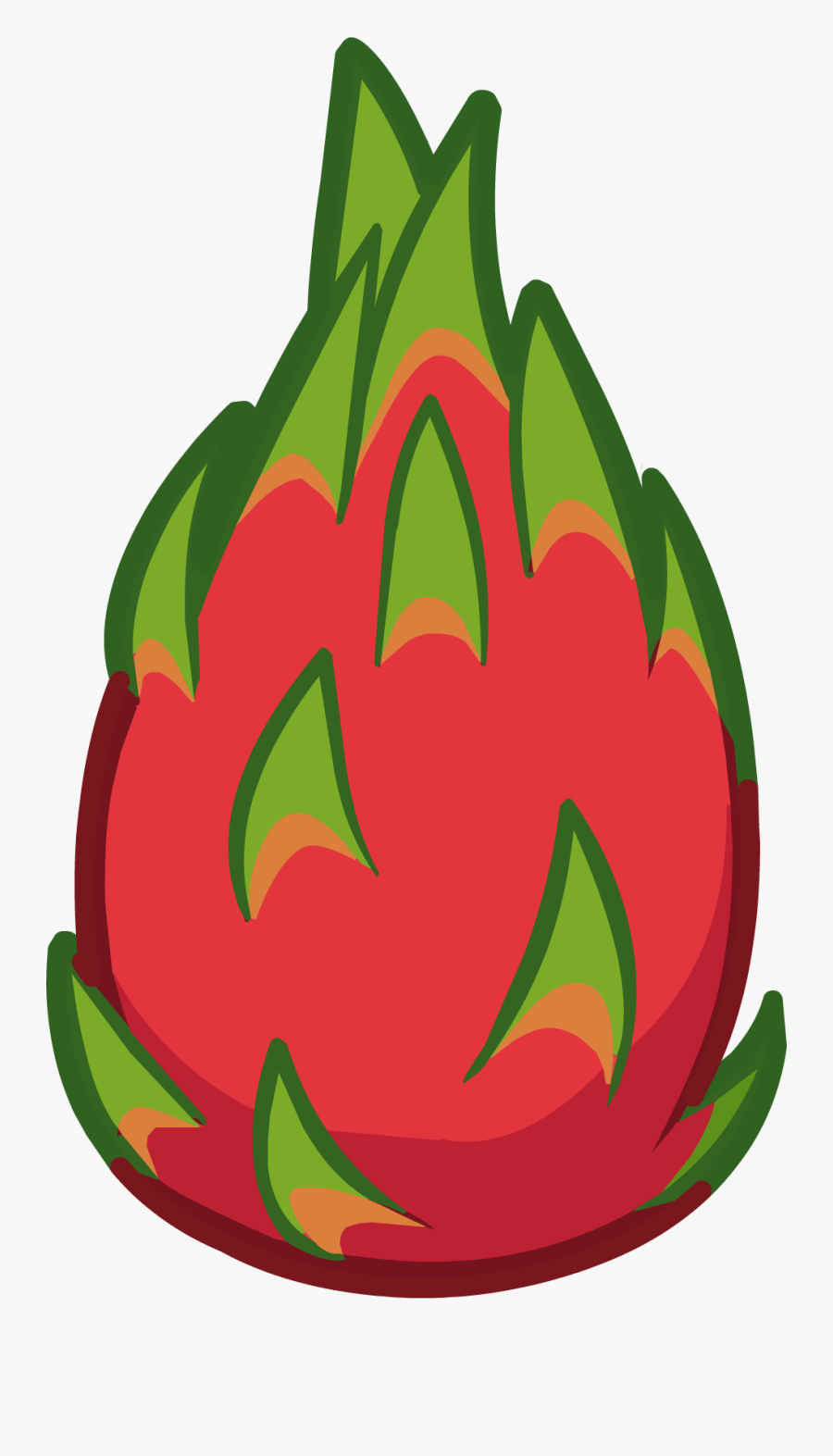 10 Dragon Fruits - Dragon Fruit Icon Png, Transparent Clipart