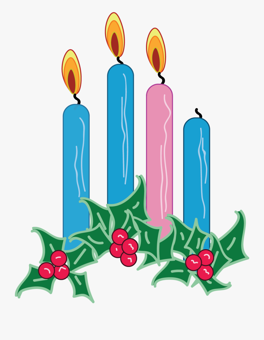 Adventcandles3, Transparent Clipart
