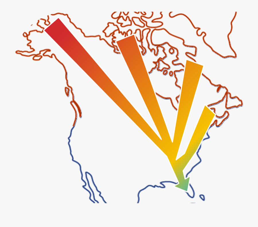 North America Coloring Page, Transparent Clipart